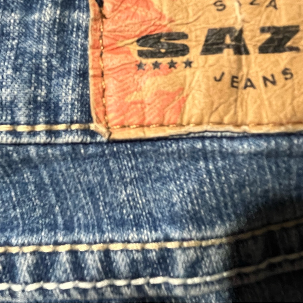 SAZA jeans!! Super Cool ๐ Distressed ๐9x33**๐ **Nice Appeal** Stretchy ๐ - Picture 3 of 6